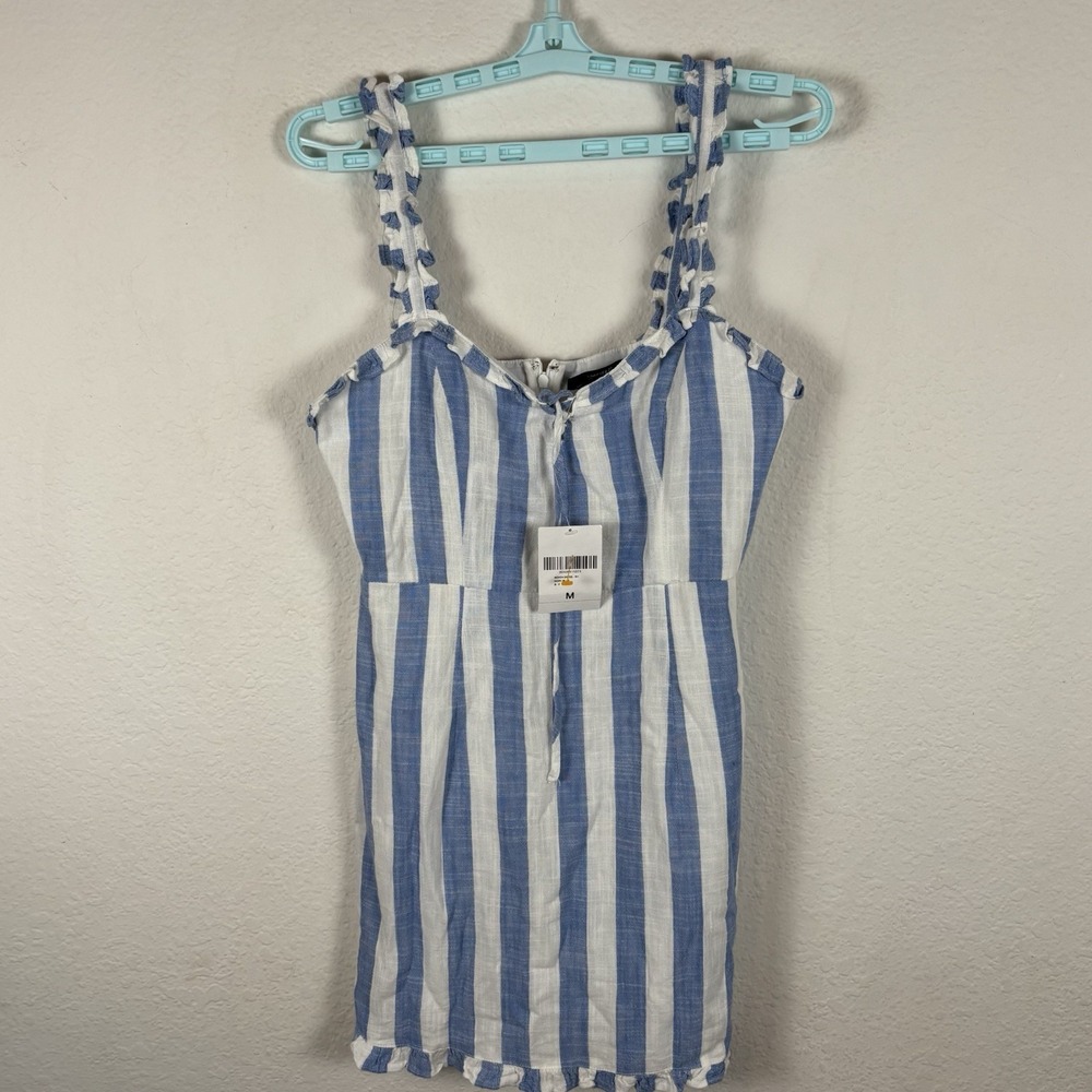 Forever 21 Womens Shirt Sz M Medium Tank Top Sleeveless Striped New With Tags